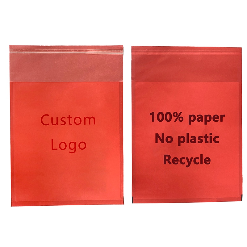 Zeal X Eco Pack toob ülemaailmsetele hulgiostjatele turule Premium Red Glassine paberkoti koos kohandatud värviteenusega