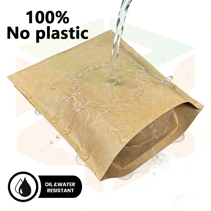 Kohandatud logoga veekindlad jõupaberist postikotid